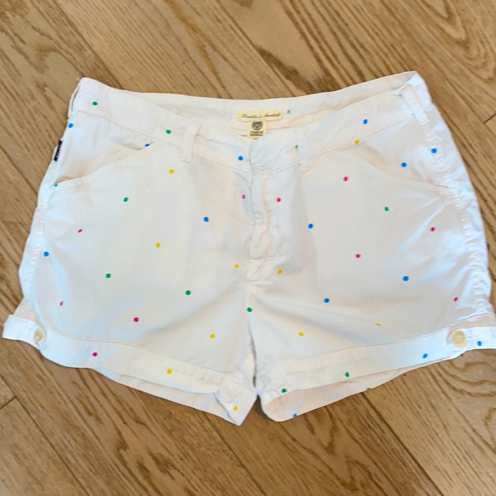 Franklin Marshal cotton shorts with colored dots